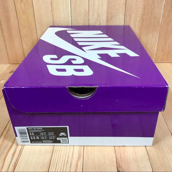 Nike SB Ishod Wair Black Smoke Grey Skate Shoes - Picture 5 of 5